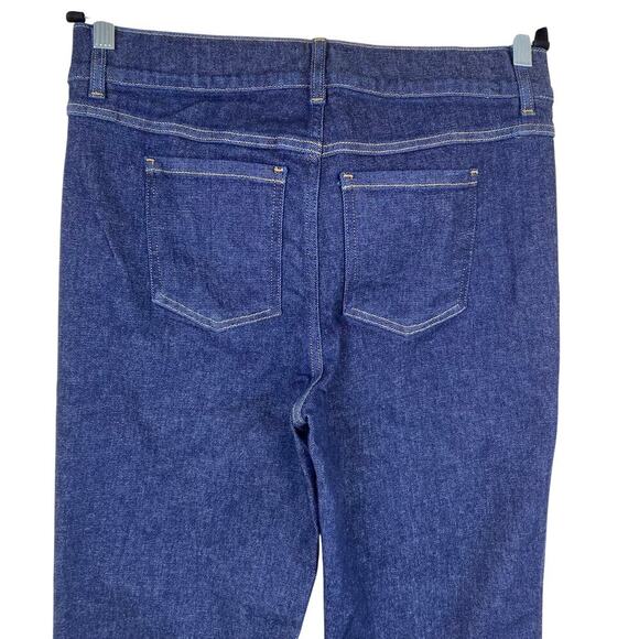 Spanx Sz XL SPANXshape EveryWear Kick Flare Jeans Raw Indigo Pull-on Stretchy 16 - Picture 5 of 16